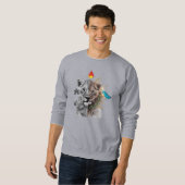Lion Cub Duality Art Basic Sweatshirt  スウェットシャツ (正面フル)
