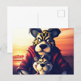 Lion Cute ポストカード