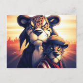 Lion Cute ポストカード (正面)