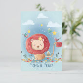 Lion Cute Lion Prince サンキューカード (スタンド正面)