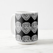 Lion Face Mug コーヒーマグカップ (正面左)