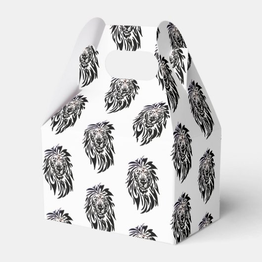 Lion - Favor box フェイバーボックス (裏面サイド)