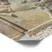 Lion fighting bull, relief east staircase ポスター (角)