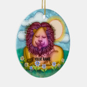 Lion Flowers セラミックオーナメント (右)