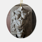 Lion Head セラミックオーナメント (左)