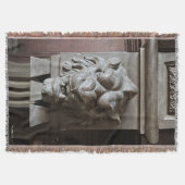 Lion Head Throw Blanket スローブランケット (正面)