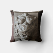 Lion Head Throw Pillow クッション (裏面)