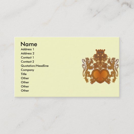 LION_HEART 名刺 (正面)