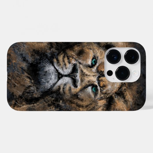 Lion iPhoneケース Case-Mate iPhoneケース (裏面 (横))