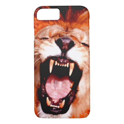 Lion iPhone 7ケース Case-Mate iPhoneケース (裏面)