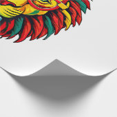 Lion junetify shirts women dress Black history f ラッピングペーパー (角)