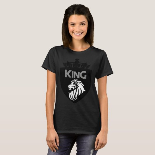 Lion King Animal Basic Tシャツ (正面フル)