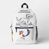 Lion King Backpack For All Ages! プリントバックパック (正面)