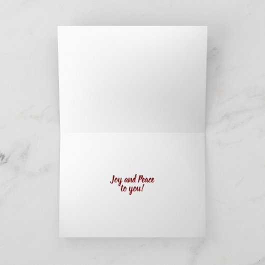 LION & LAMB PEACE (matte) - by Jeff Willis Art カード (内部)