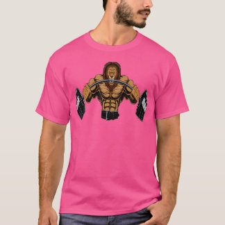 Lion Lifting Weightlifting Tシャツ