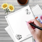 Lion Lioness Lead with Strength & Clarity ノートパッド