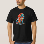Lion majestueux roi de la savane. tシャツ (正面)