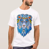 Lion Mandala T Shirt Tシャツ (正面)