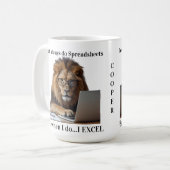 Lion Mug コーヒーマグカップ (正面左)