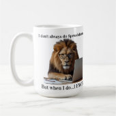 Lion Mug コーヒーマグカップ (左)