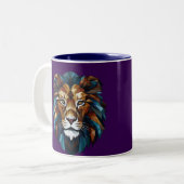 lion mug ツートーンマグカップ (正面左)