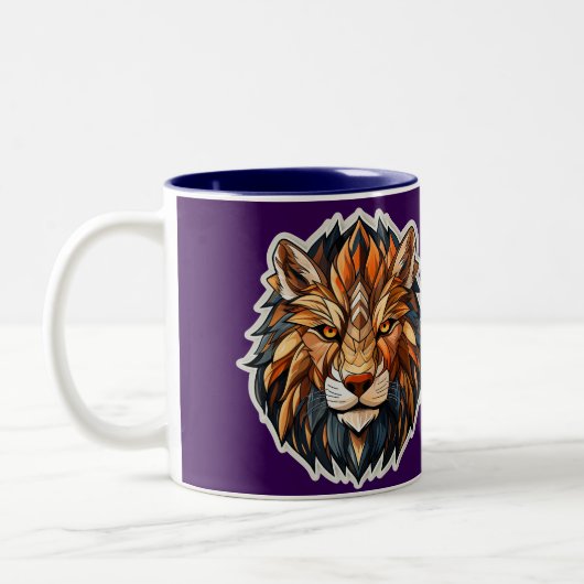 lion mug ツートーンマグカップ (左)