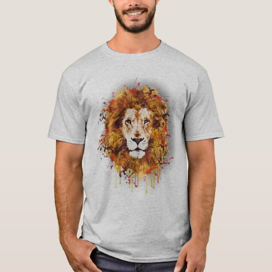 Lion of Judah - African Art - Reggae Roots Shirt Tシャツ (正面)