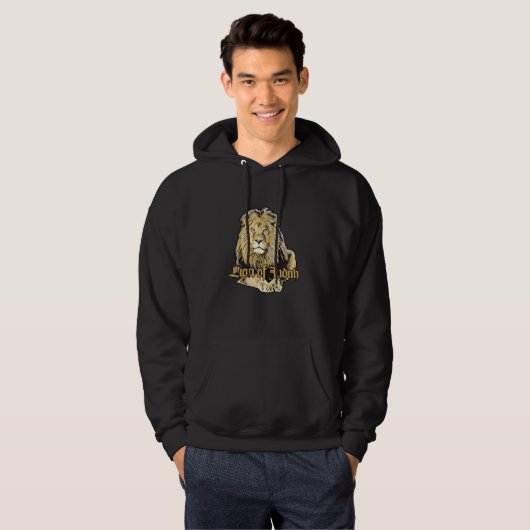 Lion of Judah - Big Lion Hooded - Hoodie パーカ (正面フル)
