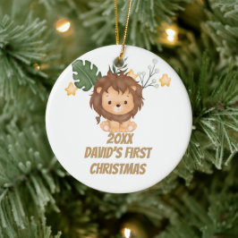 Lion of Judah Ceramic Ornament First Christmas セラミックオーナメント