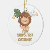Lion of Judah Ceramic Ornament First Christmas セラミックオーナメント (左)