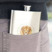 Lion of Judah Classic 8oz Stainless Steel Flask フラスク (インサイチュ)