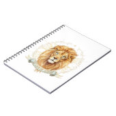 Lion of Judah Classic Notebook - Bold 6.5" x 8.75" ノートブック (左側)