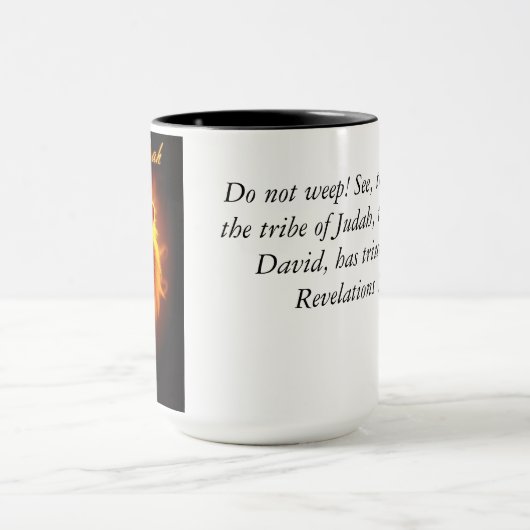 "Lion of Judah" Coffee Mug マグカップ (中央)