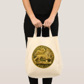 Lion of Judah Empire of Ethiopia Rastafari Bag トートバッグ (正面(商品))