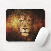 Lion of Judah - Haile Selassie Rastafari Mouse Pad マウスパッド (マウス)