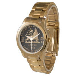 Lion of Judah - Haile Selassie - Rastafari Watch A 腕時計