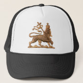 Lion of Judah - Haile Selassie - Trucker Cap キャップ (正面)
