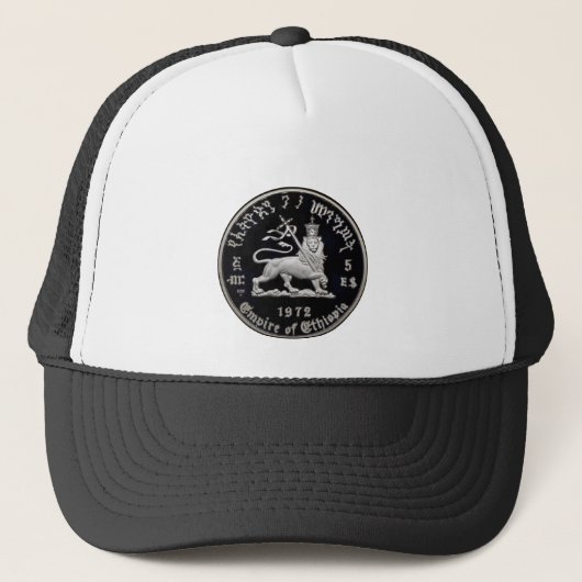 Lion of Judah - Haile Selassie - Trucker Cap キャップ (正面)