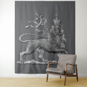 Lion of Judah Jah Army INI Haile Selassie Rasta タペストリー (インサイチュ)