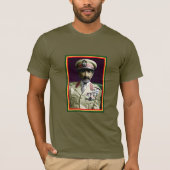 Lion of Judah Jah Army INI Haile Selassie Rasta Tシャツ (正面)