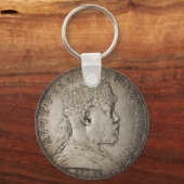 Lion of Judah Jah Army Menelik II Rasta Roots キーホルダー (正面)