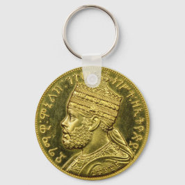 Lion of Judah Jah Army Menelik II Rasta Roots キーホルダー