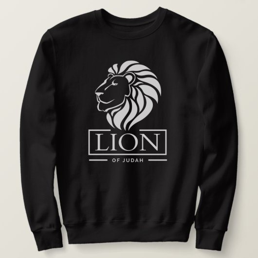 Lion of Judah Jah Rastafari Emperor Rasta Sweater スウェットシャツ (デザイン正面)