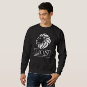 Lion of Judah Jah Rastafari Emperor Rasta Sweater スウェットシャツ (正面フル)