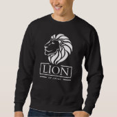 Lion of Judah Jah Rastafari Emperor Rasta Sweater スウェットシャツ (正面)