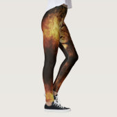 Lion of Judah - Jah Rastafari Power Yoga Leggings レギンス (右)