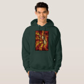 Lion of Judah - Jah Rastafari Rasta Queen Hoodie パーカ (正面フル)
