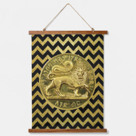 Lion of Judah Jah Rastafari Rasta Roots 吊り下げ型タペストリー