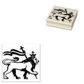 Lion of Judah - Jah Rastafari - Reggae Roots Stamp ラバースタンプ (押印)