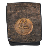 Lion of Judah - Jah Rastafari - Reggae Rucksack バックパック (正面)
